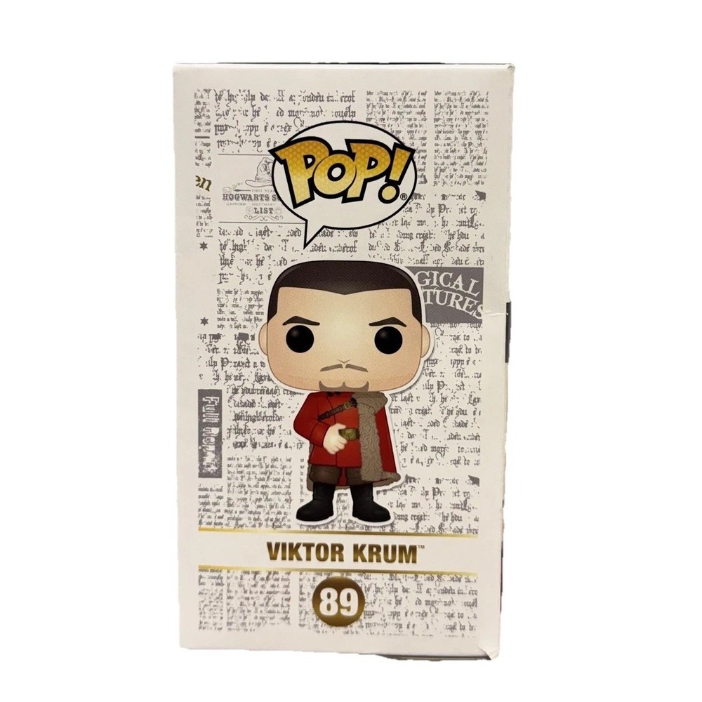 Funko Pop Harry Potter Viktor Krum #89 Vinyl Figure Wizarding World Boxed - Picture 2 of 6